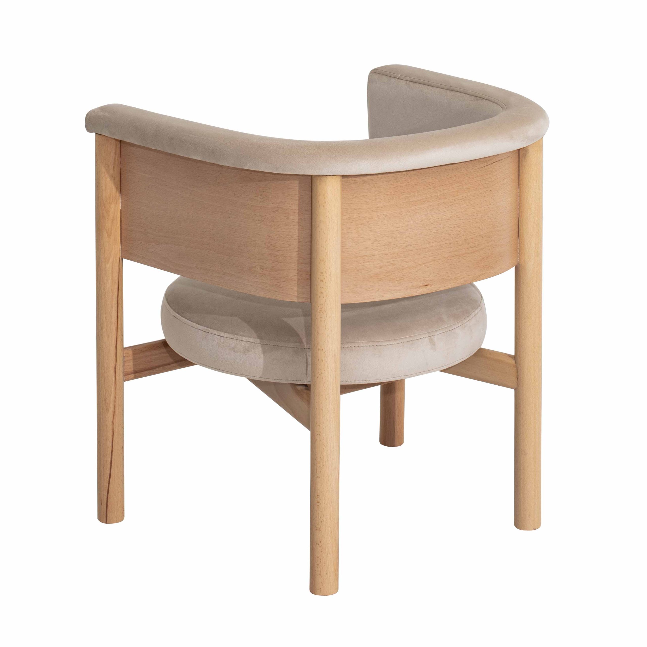 TERRY WOOD Leta Sandalye Horeca Contract Leta İç Mekan Sandalyeleri 🔊